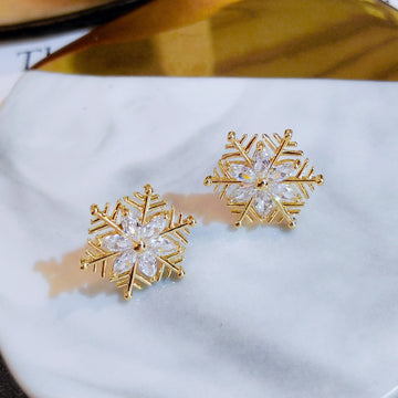 Wholesale 925 Silver Earring Gold Plated Women CZ sterling silver earrings